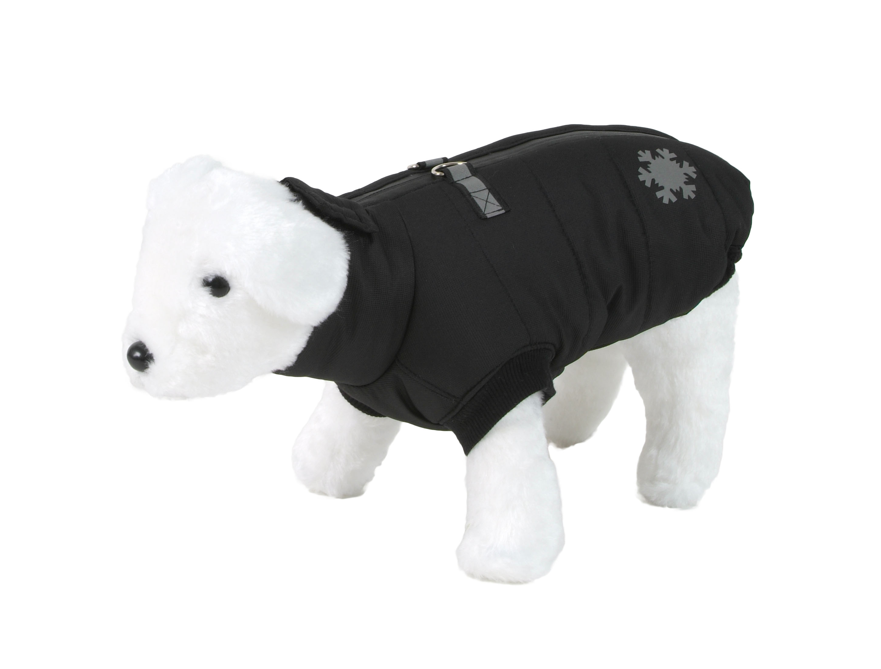 Bunda Snowman M černá (teplá zimní vestička)