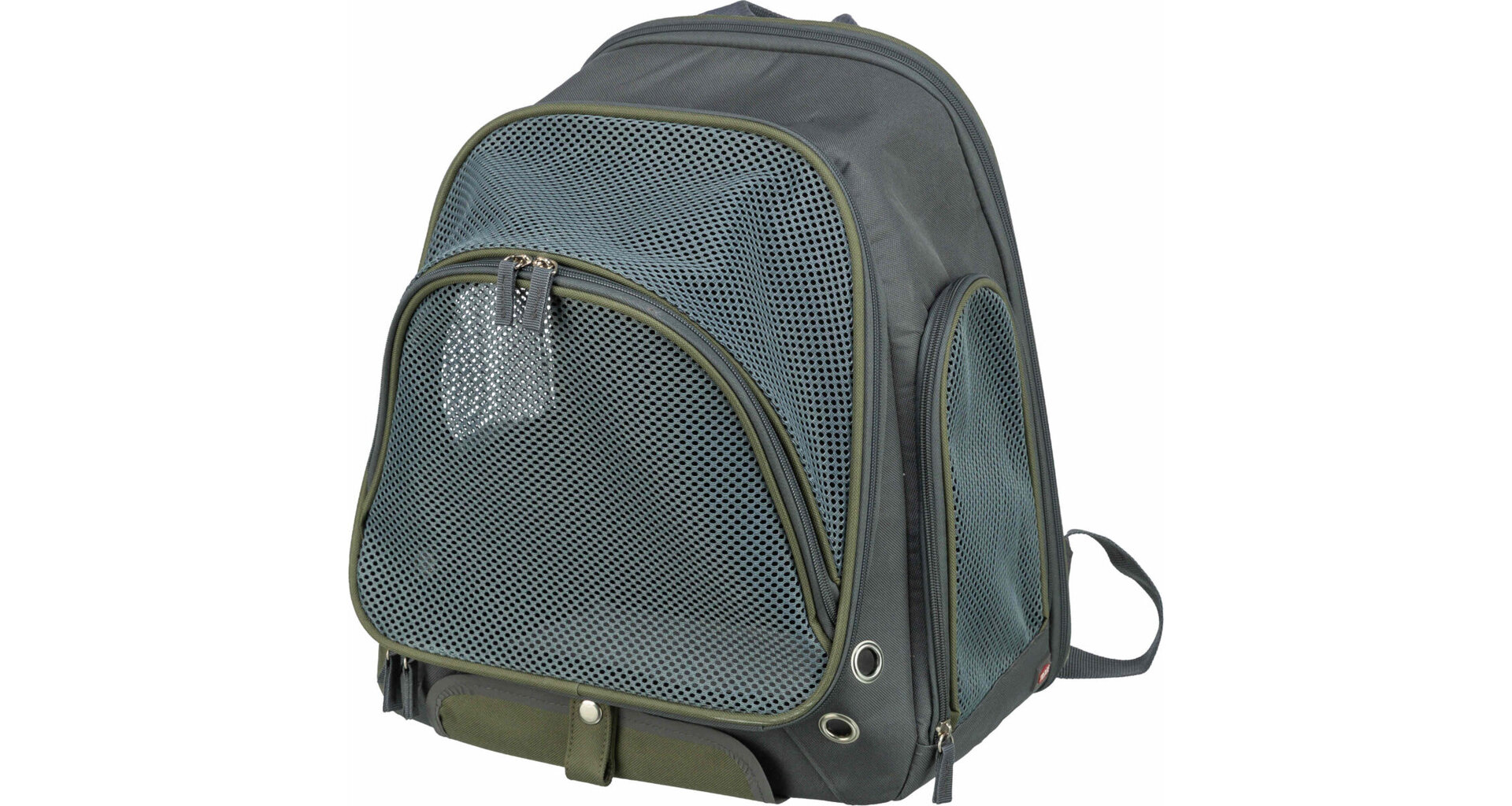 Transportní batoh LYLA, 34 x 22 x 42 cm, do 8 kg, nylon, šedá/modrá