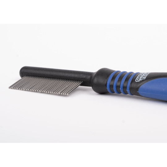 Show Tech Mini hřeben pro malé psy modrý 12cm
