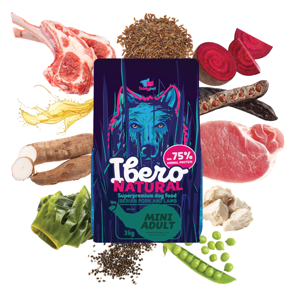 Ibero Natural dog MINI ADULT 3kg