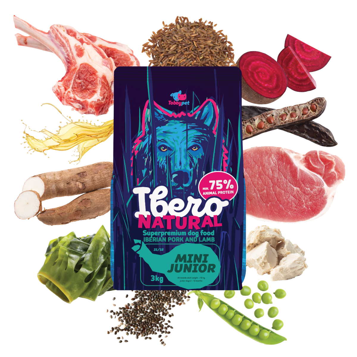 Ibero Natural dog MINI JUNIOR 3kg