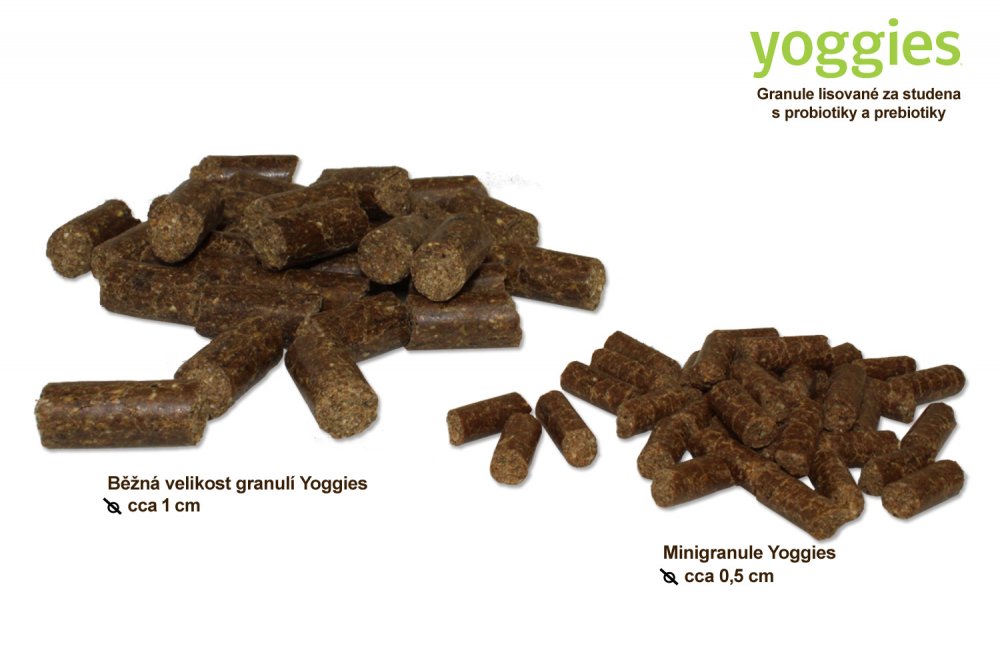 Yoggies Krůtí maso&jáhly, minigranule lisované za studena s probiotiky 5kg 