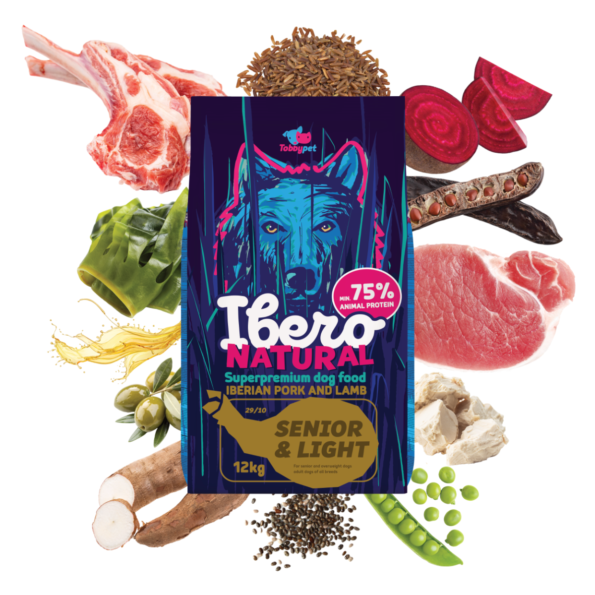 Ibero Natural dog SENIOR/LIGHT 12kg