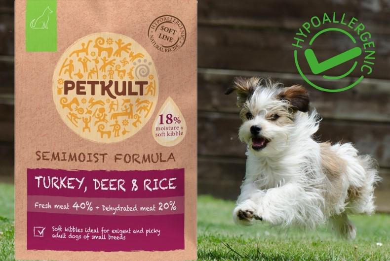 Petkult Dog Mini Adult Semimoist Turkey 1,5kg
