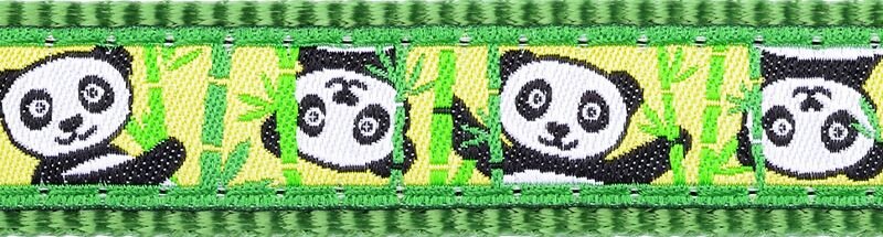 Red Dingo obojek – Panda Green – 12 mm x 20-32 cm
