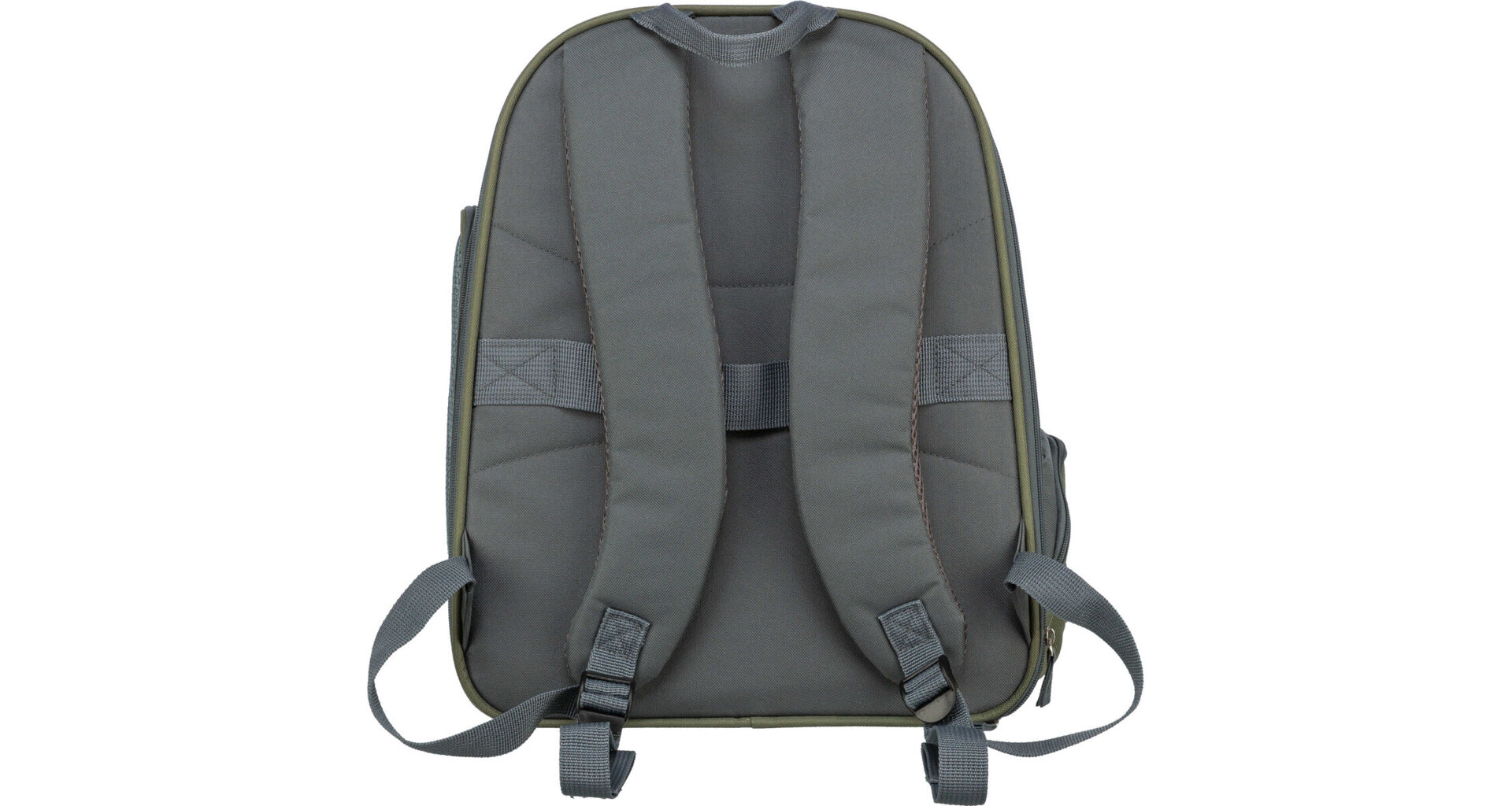 Transportní batoh LYLA, 34 x 22 x 42 cm, do 8 kg, nylon, šedá/modrá