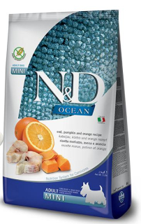 N&D OCEAN DOG Adult Mini Codfish&Pumpkin&Orange 7kg