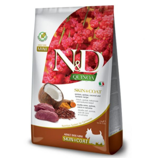 N&D Quinoa DOG Skin&Coat Venison Mini 800g