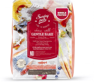SUNDAY PETS GENTLE BAKE SALMON ADULT SMALL/MEDIUM BREED SINGLE PROTEIN 1,3kg 