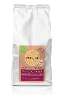 Petkult Dog Mini Adult Semimoist Turkey 1,5kg