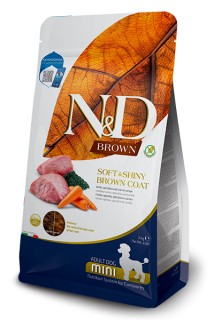 N&D BROWN DOG Adult Mini Lamb& Spirulina&Carrot 2kg