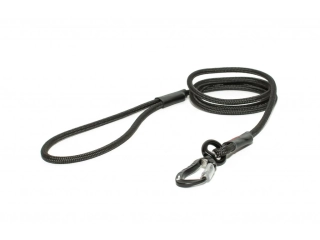 Lanové vodítko KLASIK TWIST mini černé 145cm