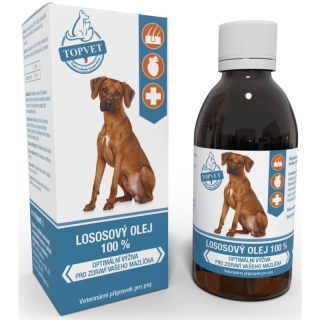 TOPVET Ostropestřec olej pro psy 200ml
