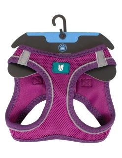 Farm company soft mesh postroj pro psy fialový XXXS 24-28cm