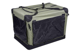 Látková skládací přepravka M 60 x 42 x 42cm khaki