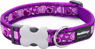 Red Dingo obojek – Breezy Love Purple – 12 mm x 20-32 cm