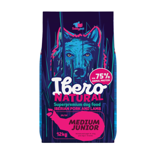 Ibero Natural dog MEDIUM JUNIOR 12kg