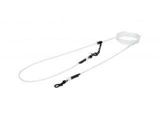 TAMER Lanové vodítko EASYLONG | Slim – FASHION | bílé 3m