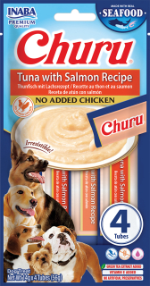 Churu Dog Fish Tuna with Salmon Recipe 4x14g