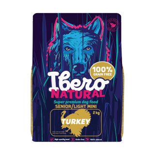Ibero Grain Free Mini Senior & Light Turkey 2kg
