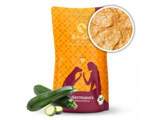 BIO Kapsička pro psy. Kachní maso s cuketou 130 g 